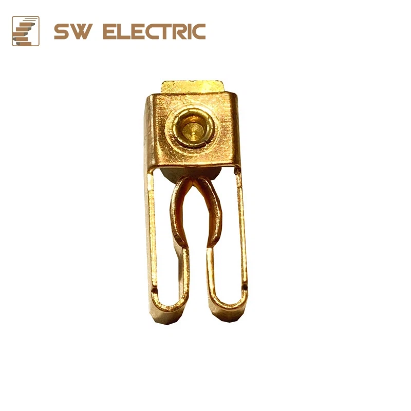 stamping ，brass material copper plug pin switch part switch part plug plug